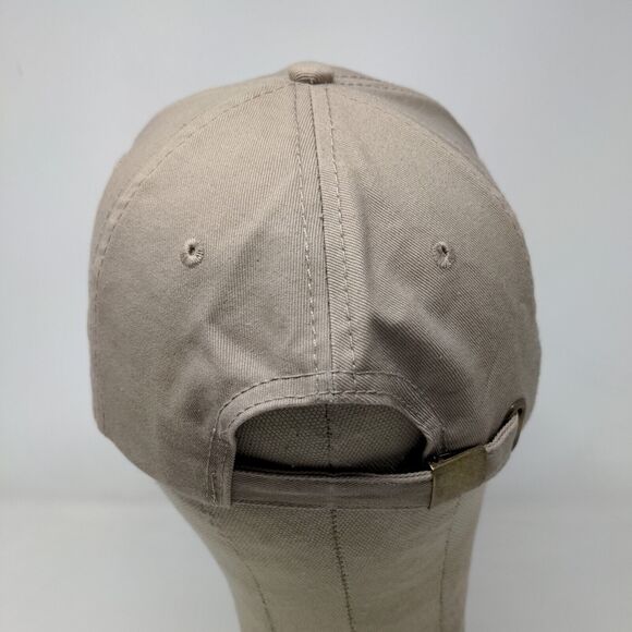 Tractor Supply Co Men's Slideback Hat Tan Adjustable Embroidered Logo - Picture 7 of 11